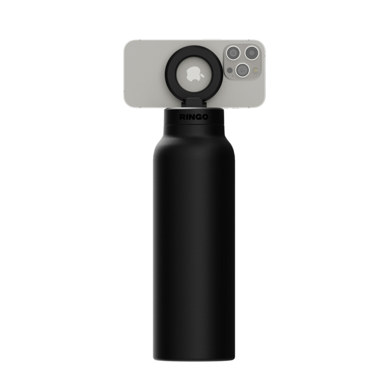 RINGO Pro MagSafe® fľaša 710 ml s magnetickým krúžkom čierna 5