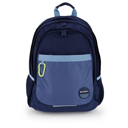 Školská taška, so zipsom, GABOL "Whisper", tmavomodrá