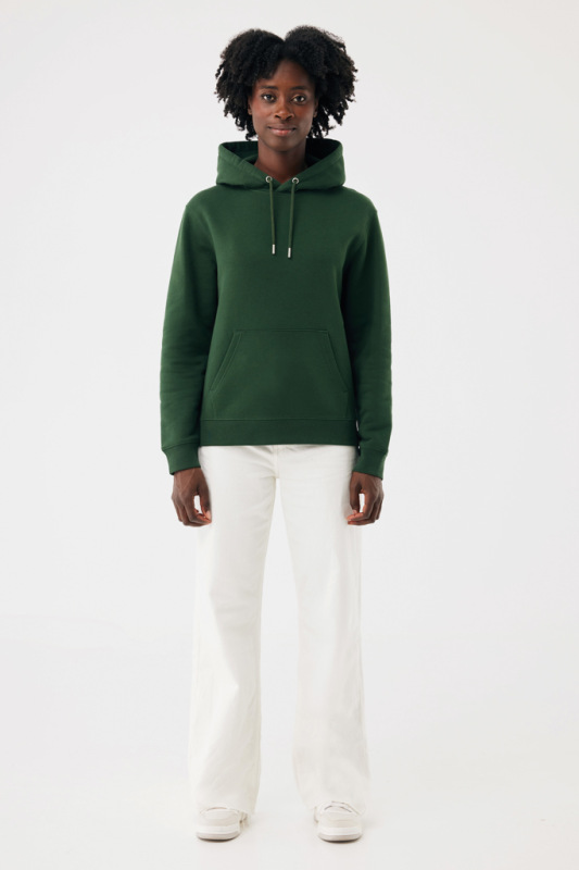 IQONIQ Joshua Unisex mikina s kapucňou z rec. bavlny forest green XXL 5