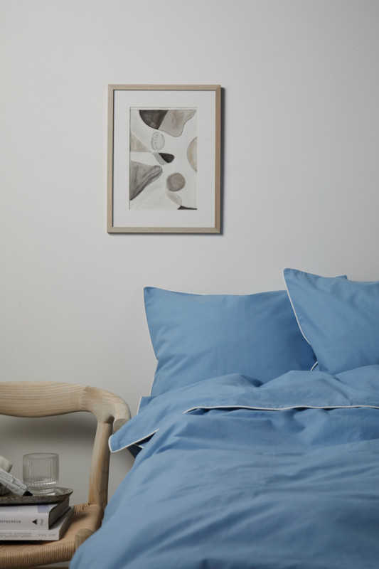 Sada 4ks obliečok VINGA Marston z OSC organickej bavlny modrá 3