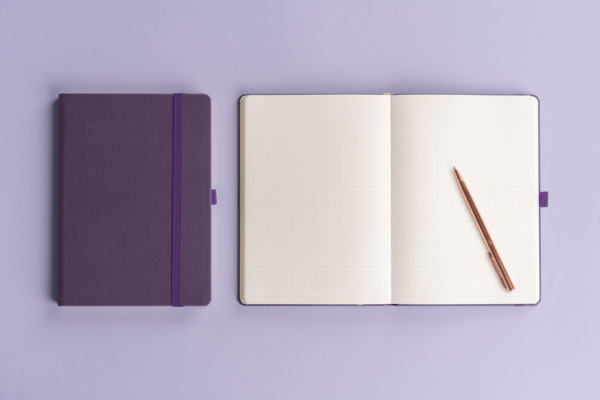 NOTIQUE Notes Aprint Neo, fialový, bodkovaný, 15 x 21 cm 5