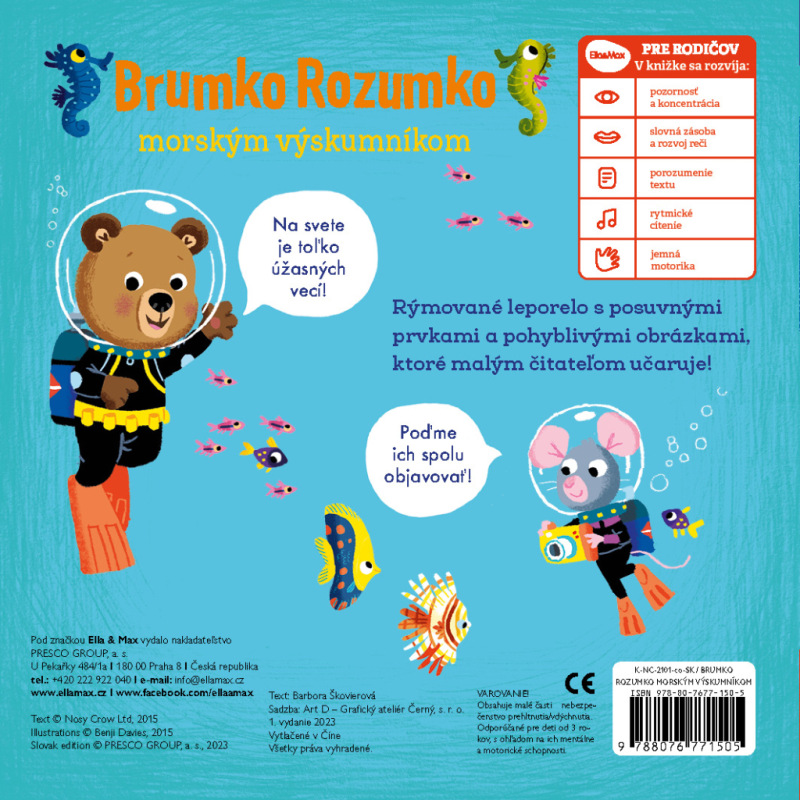 BRUMKO ROZUMKO MORSKÝM VÝSKUMNÍKOM – Obrázky s pohyblivými prvkami 4