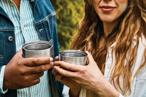 Termofľaša Explorer Duo 1L Black+Blum sivá 15