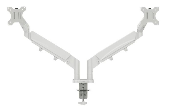 Rameno na dva monitor, LEITZ "Ergo Dual", svetlosivá