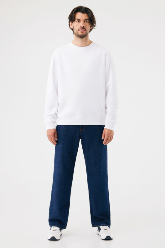 IQONIQ Toria Unisex mikina s okrúhl. výstrihom z rec. bavlny recycled white XL 11