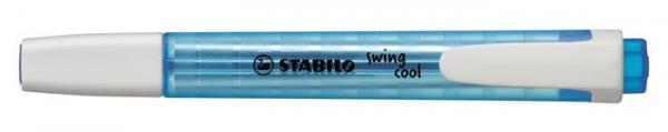 Zvýrazňovač, 1-4 mm, STABILO "Swing Cool", modrý