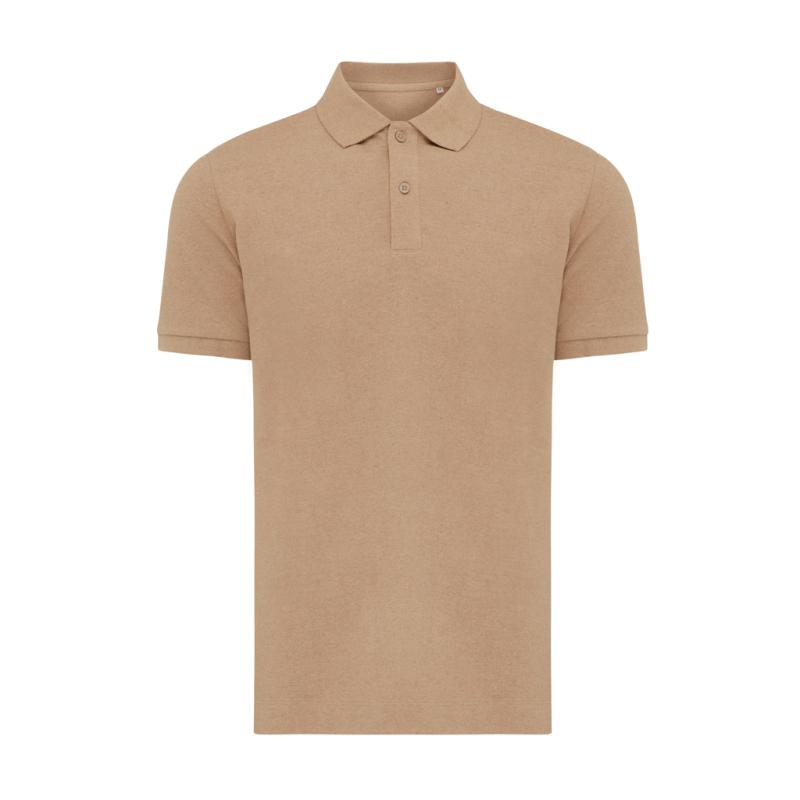 Polo tričko Iqoniq Yosemite z recykl. bavlny heather brown XXL 1