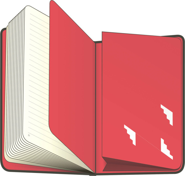 NOTIQUE Notes Isometric, čistý, 13 x 21 cm 9