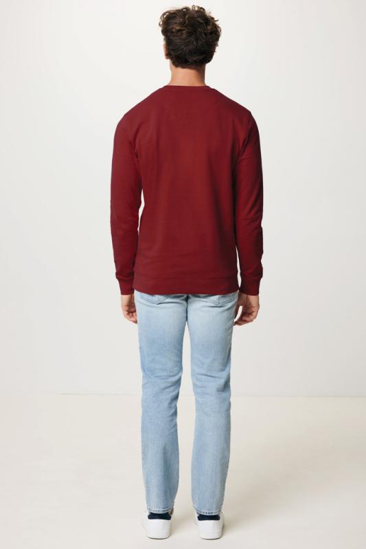 Mikina IQONIQ Zion z recykl. bavlny vínovo červená XXS 7