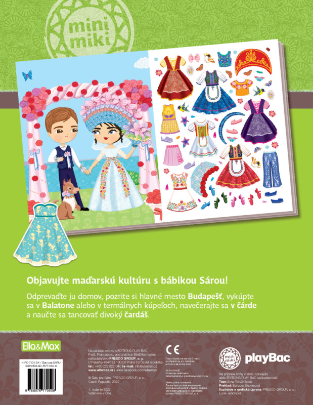 Šaty pre SÁRU ─ Kniha samolepiek 9