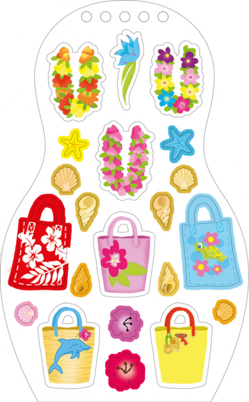 Obliekame tahitské bábiky MOHEA – Maľovanky 7