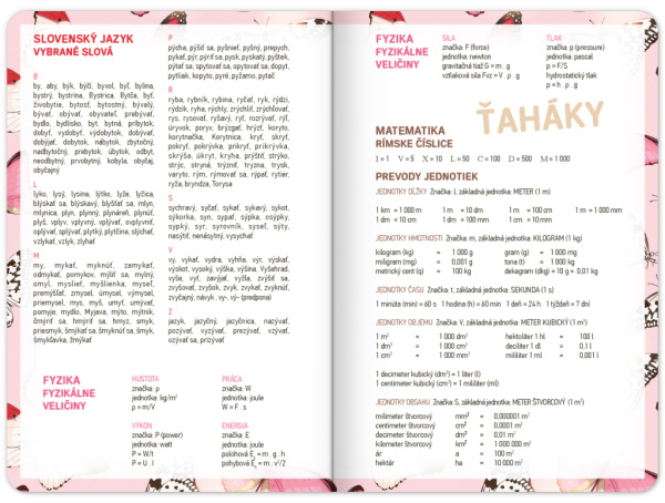 Školský diár Motýliky (september 2023 – december 2024), 9,8 × 14,5 cm 5