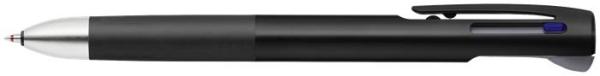 ZEBRA Multifunkčné guľôčkové pero, 0,24 mm, dvojfarebné + mikroceruzka, 0,5 mm, čierne telo, ZEB