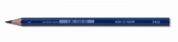 Farebná ceruzka, šesťhranná, hrubá, KOH-I-NOOR "3422", modrá
