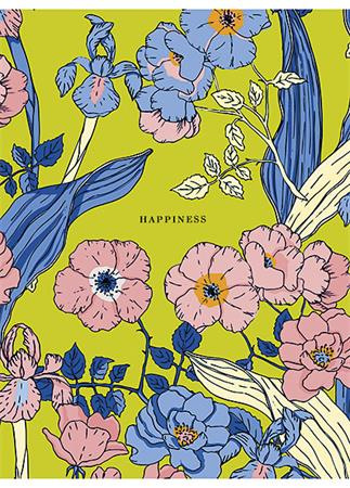 Zošit, A5, linajkový, 80 listov, SHKOLYARYK "Happiness", mix 4