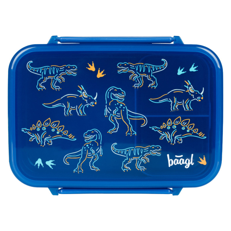 BAAGL Box na desiatu s priehradkami Dino 3