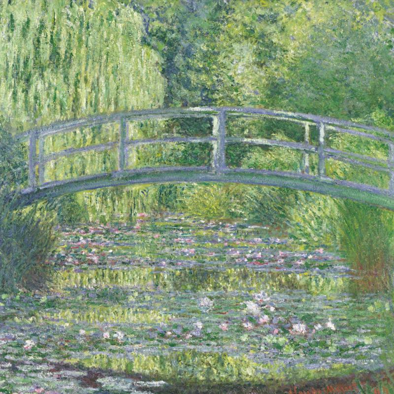 NOTIQUE Poznámkový kalendár Claude Monet 2025, 30 x 30 cm