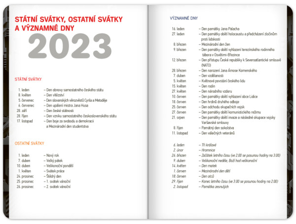 Školský diár Technik (september 2023 – december 2024), 9,8 × 14,5 cm 4