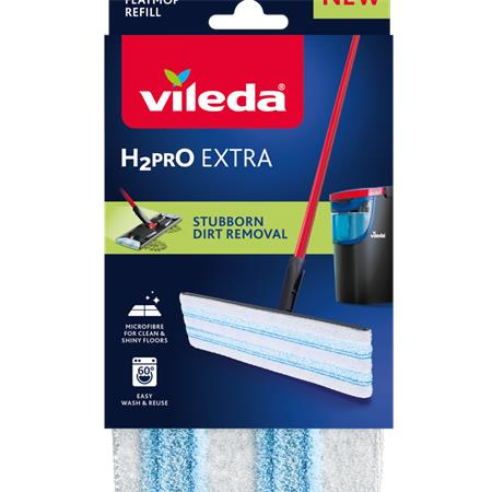 Plochý mop, náhrada, VILEDA "H2PrO", modrý-biely 1