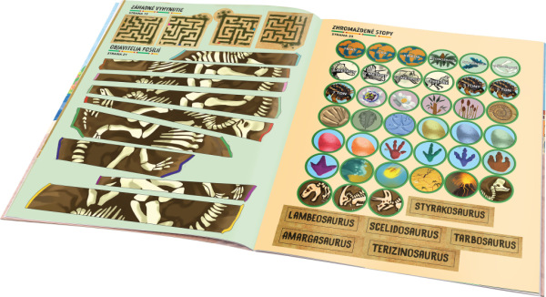 MISIA DINOSAURY – Pátraj a lúšti so samolepkami 3