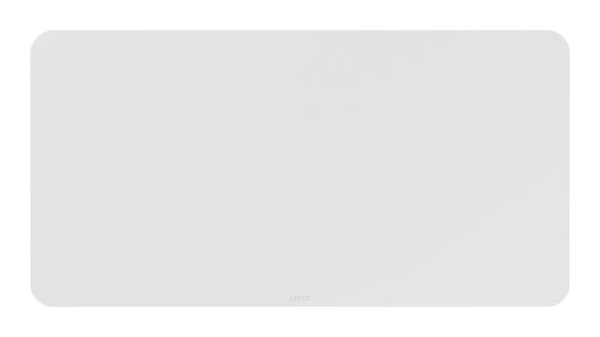 Podložka na stôl, recyklovaná koža, 70x36 cm, LEITZ, svetlosivá