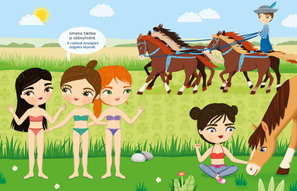 Šaty pre SÁRU ─ Kniha samolepiek 4