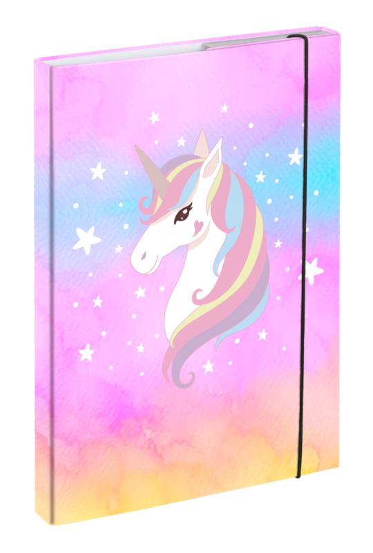 BAAGL SET 5 Airy Rainbow unicorn: batoh, peračník, vrecko, peňaženka, box na desiatu