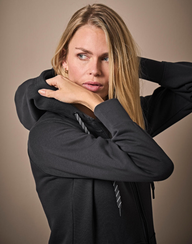 Dámska mikina na zips s kapucňou 1