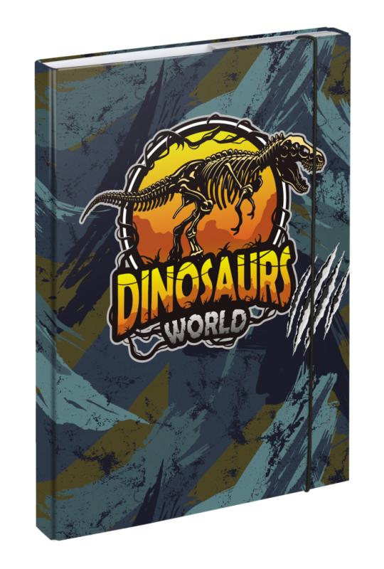BAAGL Dosky na školské zošity A4 Dinosaurs World