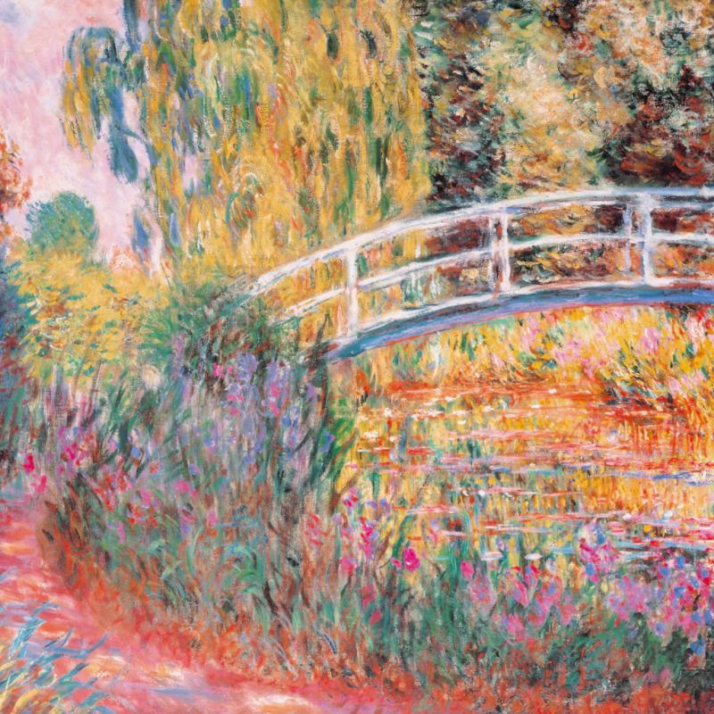 NOTIQUE Poznámkový kalendár Claude Monet 2025, 30 x 30 cm