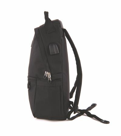 Batoh, s držiakom na notebook, PULSE "Cloud", čierny 3