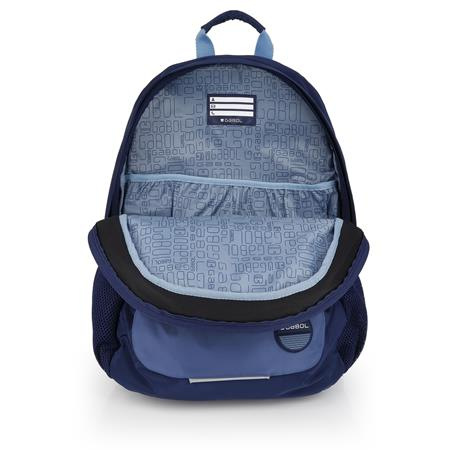 Školská taška, so zipsom, GABOL "Whisper", tmavomodrá 4