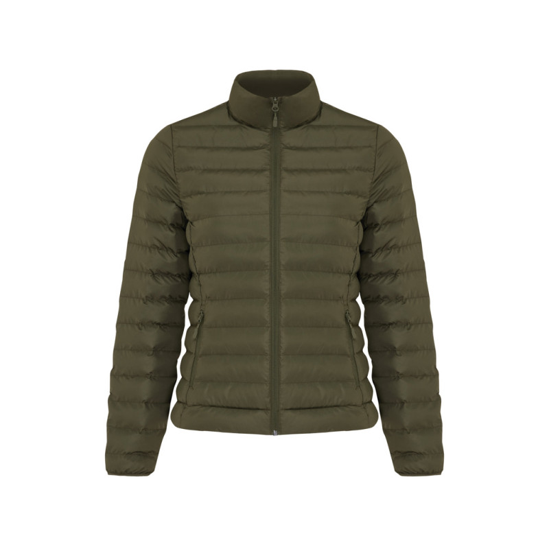 IQONIQ Maiko dámska prešívaná bunda z rec. polyesteru khaki L