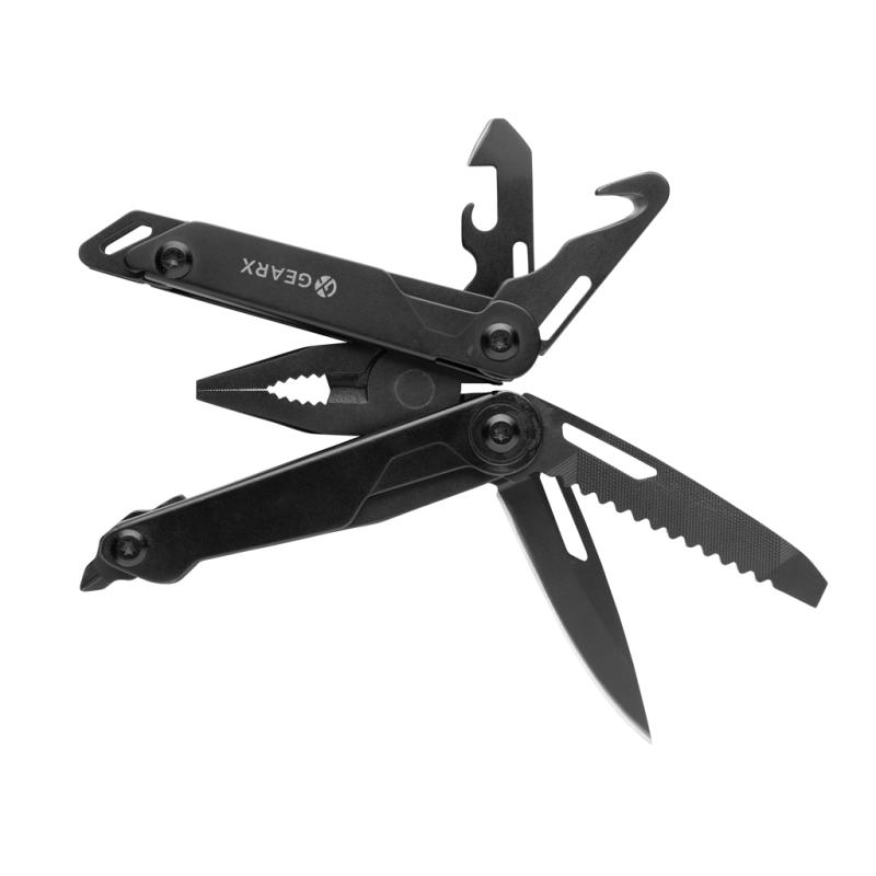 Multitool s kliešťami Gear X čierna 7