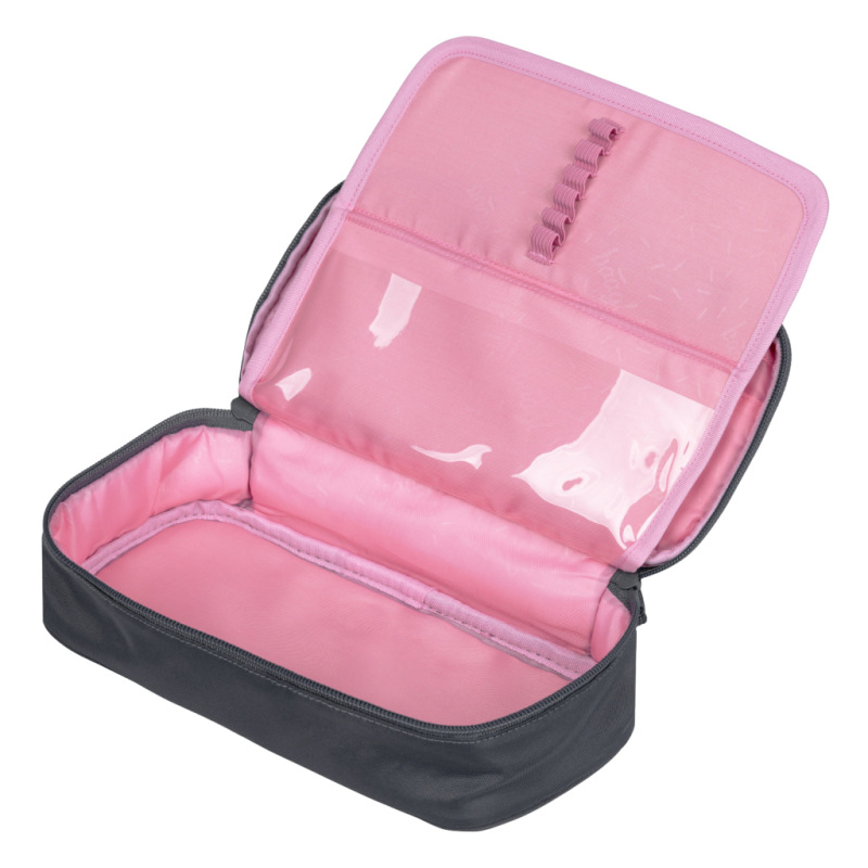 BAAGL Školský peračník etui Logo ružový GRS 1