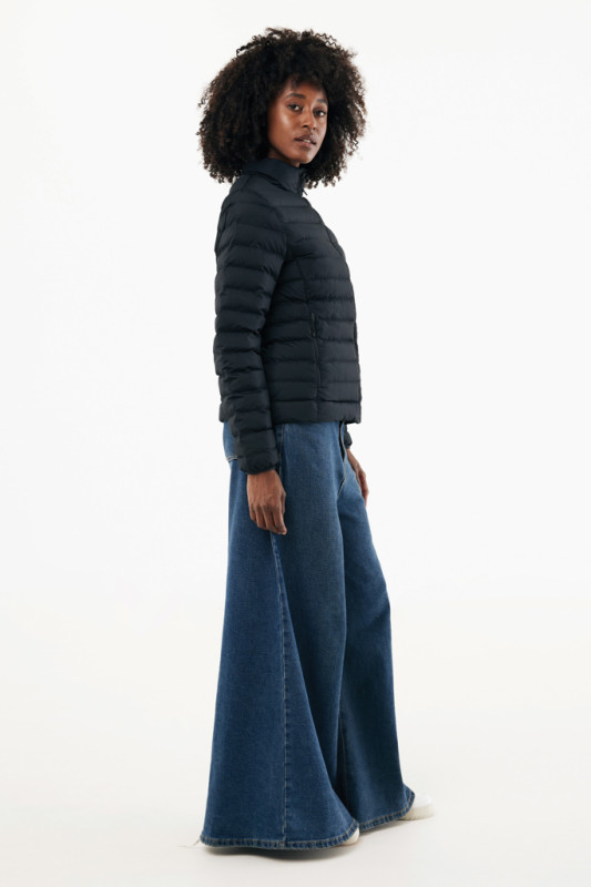 IQONIQ Maiko dámska prešívaná bunda z rec. polyesteru čierna XXL 6