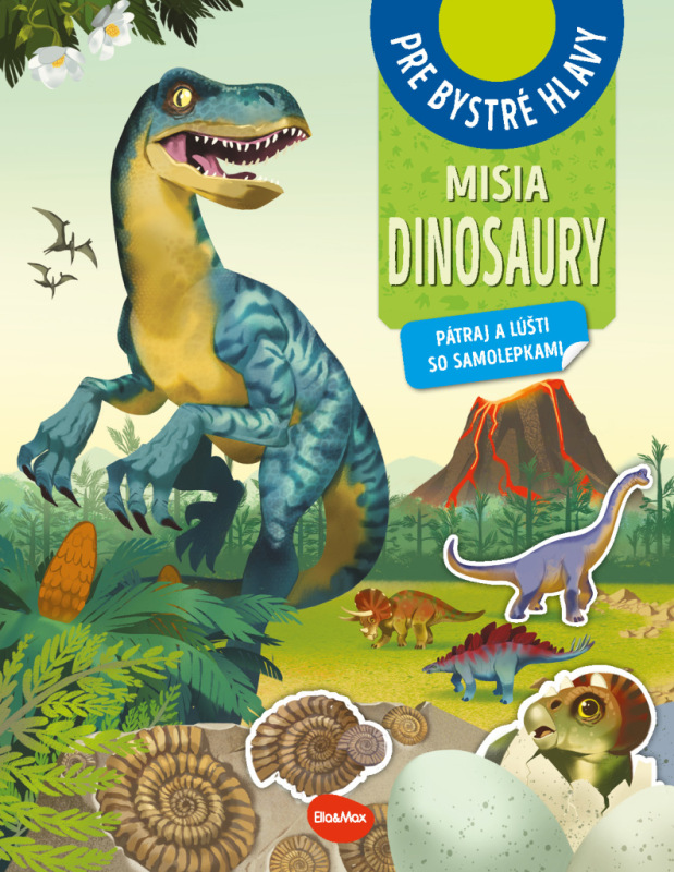 MISIA DINOSAURY – Pátraj a lúšti so samolepkami 4
