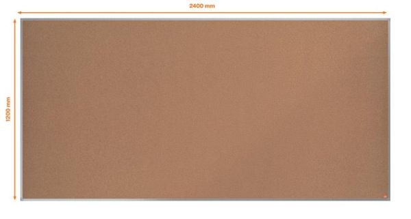 Korková tabuľa, 240x120cm, hliníkový rám, NOBO "Essence" 4