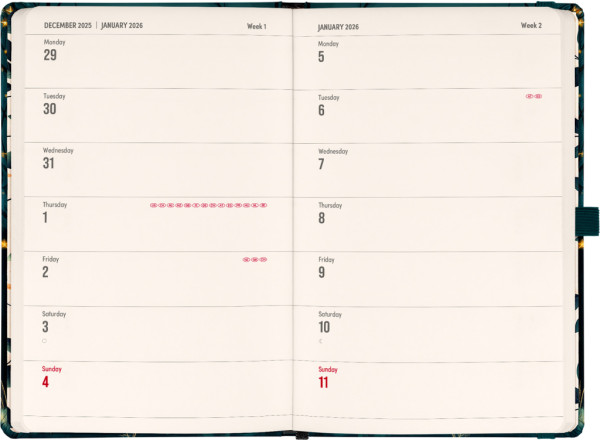 NOTIQUE Planbook diár/notes Líška 2026, 13 x 21 cm 1