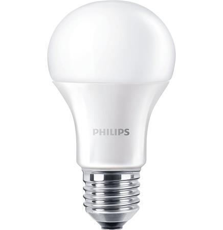 LED žiarovka, E27, guľa, 12,5W, 1521lm, 230V, 4000K, A60, PHILIPS "CorePro"
