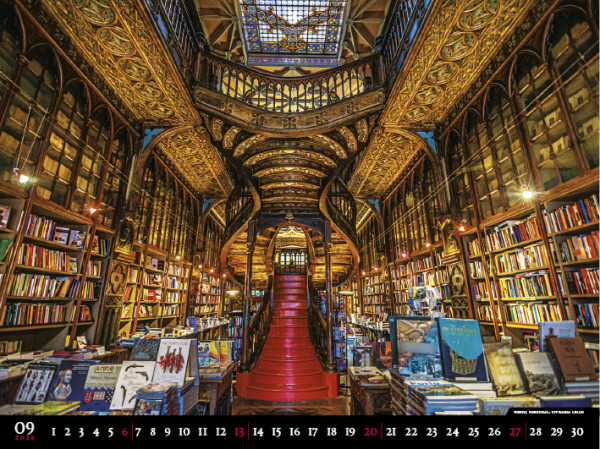 Nástenný kalendár Bibliotheca 2026 10