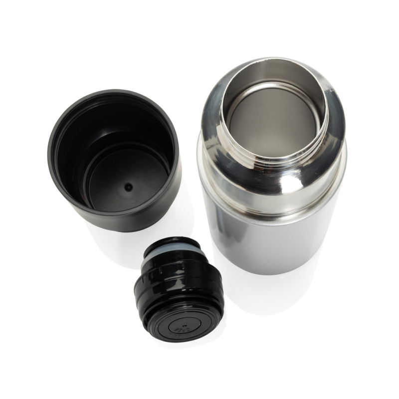 Thermocup RCS termosku z recykl. materiálov s pohárom 500ml strieborná 4