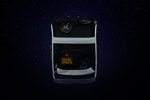 BAAGL Školská aktovka Zippy Plus Pixel Space 9