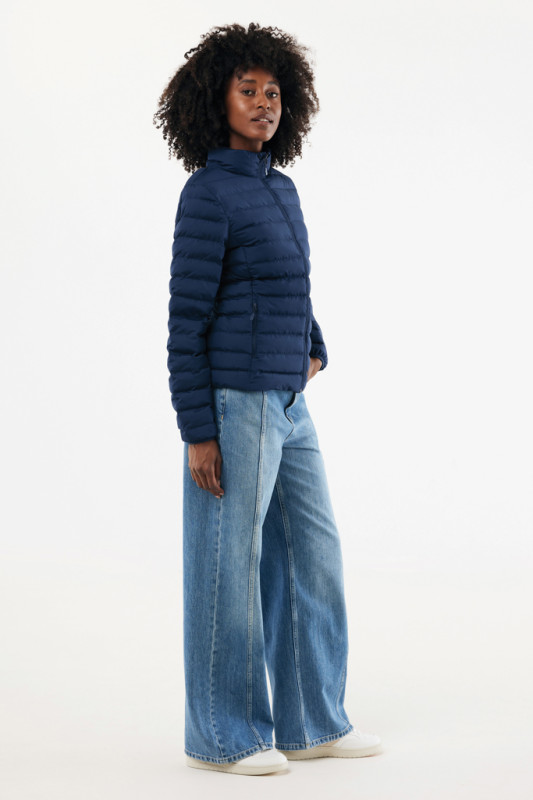 IQONIQ Maiko dámska prešívaná bunda z rec. polyesteru námornícka modrá L 6