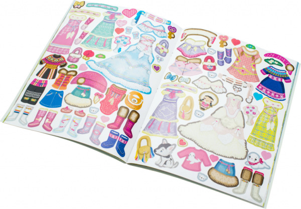 Šaty pre ANOUK – Kniha samolepiek 5