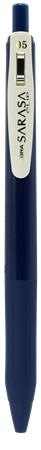 Gélové pero, 0,33 mm, stláčací mechanizmus, ZEBRA "Sarasa Clip Vintage", tmavomodré