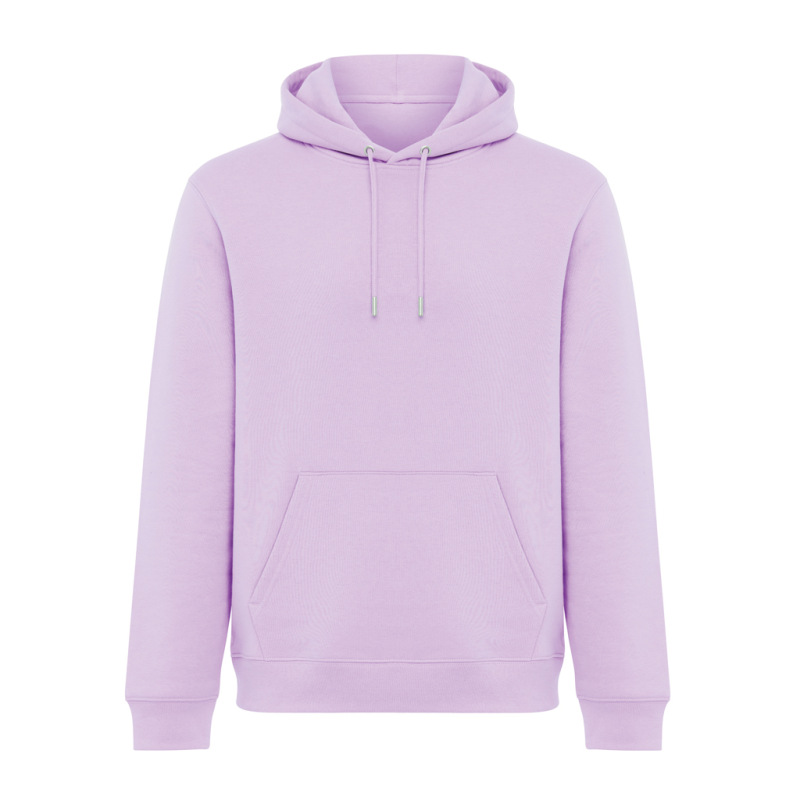IQONIQ Joshua Unisex mikina s kapucňou z rec. bavlny lavender S 1