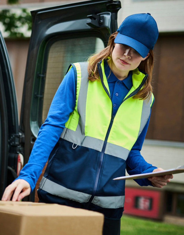 Pro Hi-Vis Full Zip Gilet 1