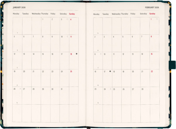 NOTIQUE Planbook diár/notes Líška 2026, 13 x 21 cm 4