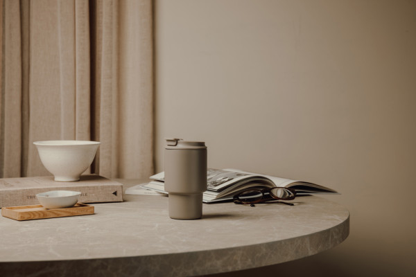 VINGA Nagano RCS termo hrnček na cesty 350 ml greige 7